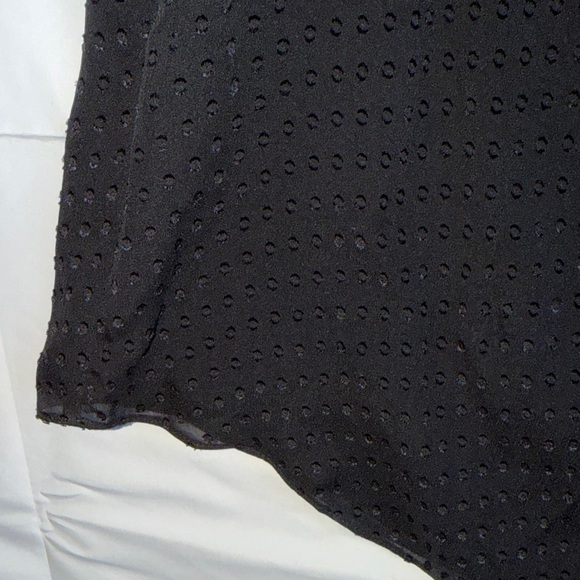 Rebecca Taylor Black Ruffle Blouse - Picture 5 of 8